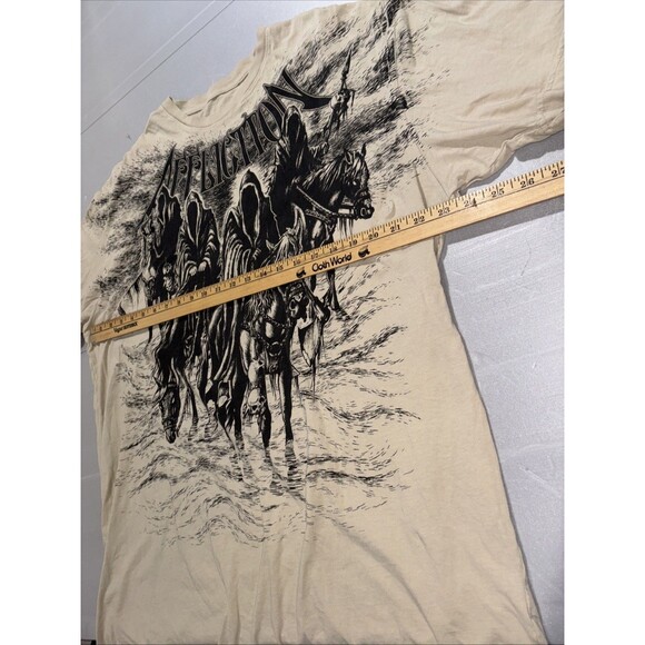 Affliction Men's T-shirt XXXL Black Night Four Horseman Nazgul Ringwraiths - Picture 8 of 16